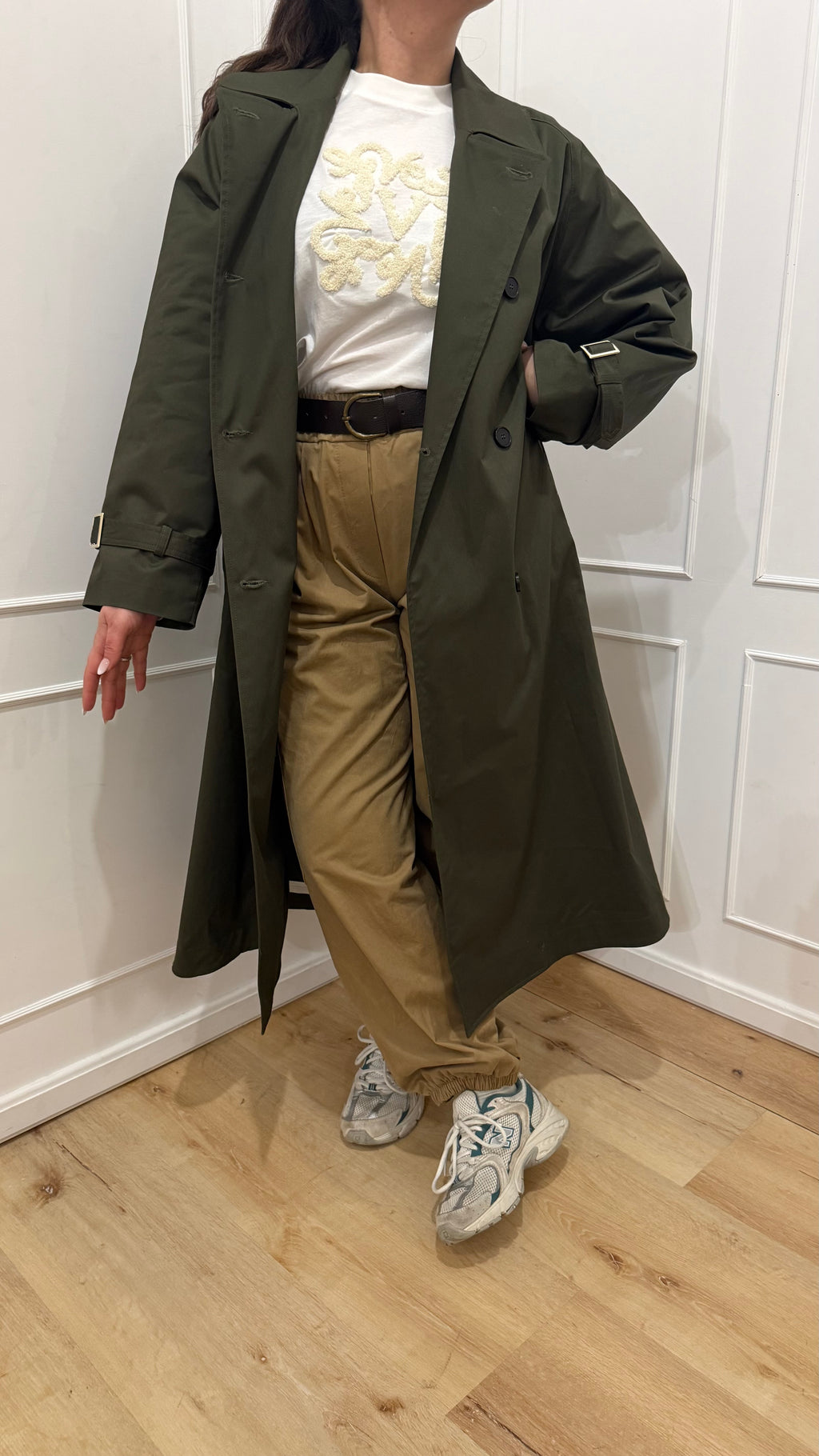 Trench verde Vicolo