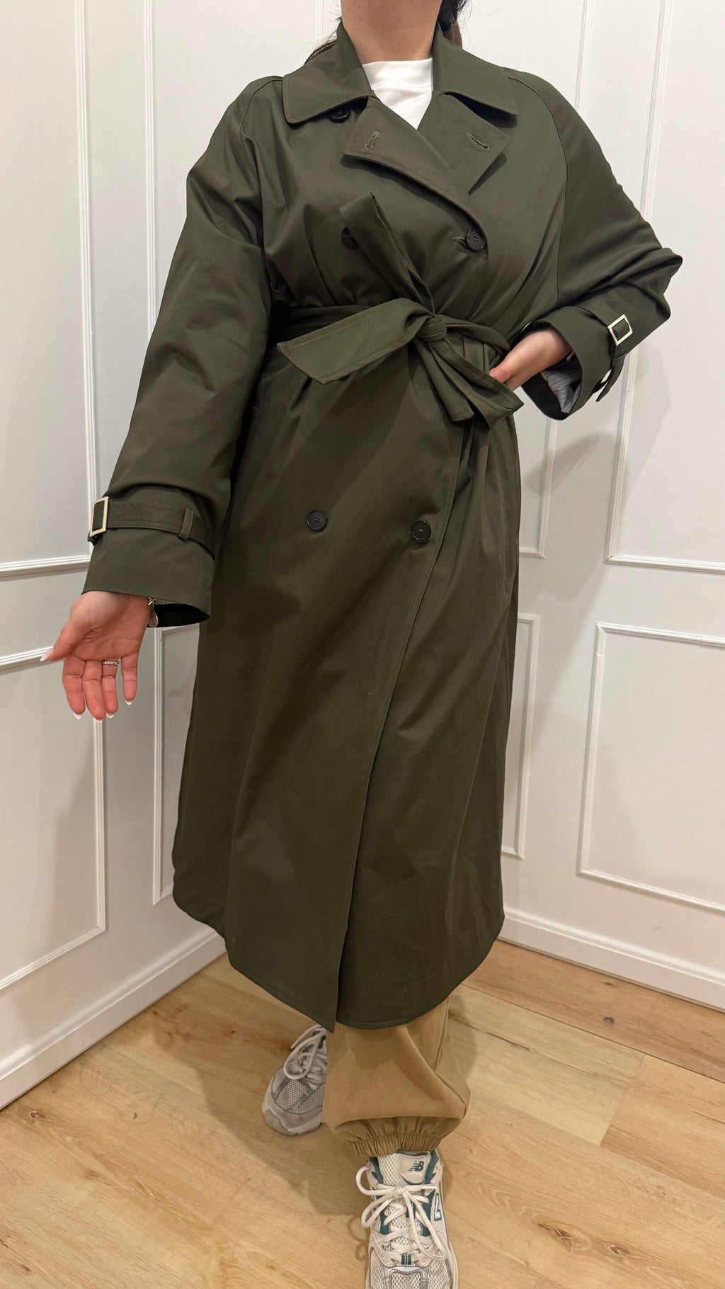 Trench verde Vicolo