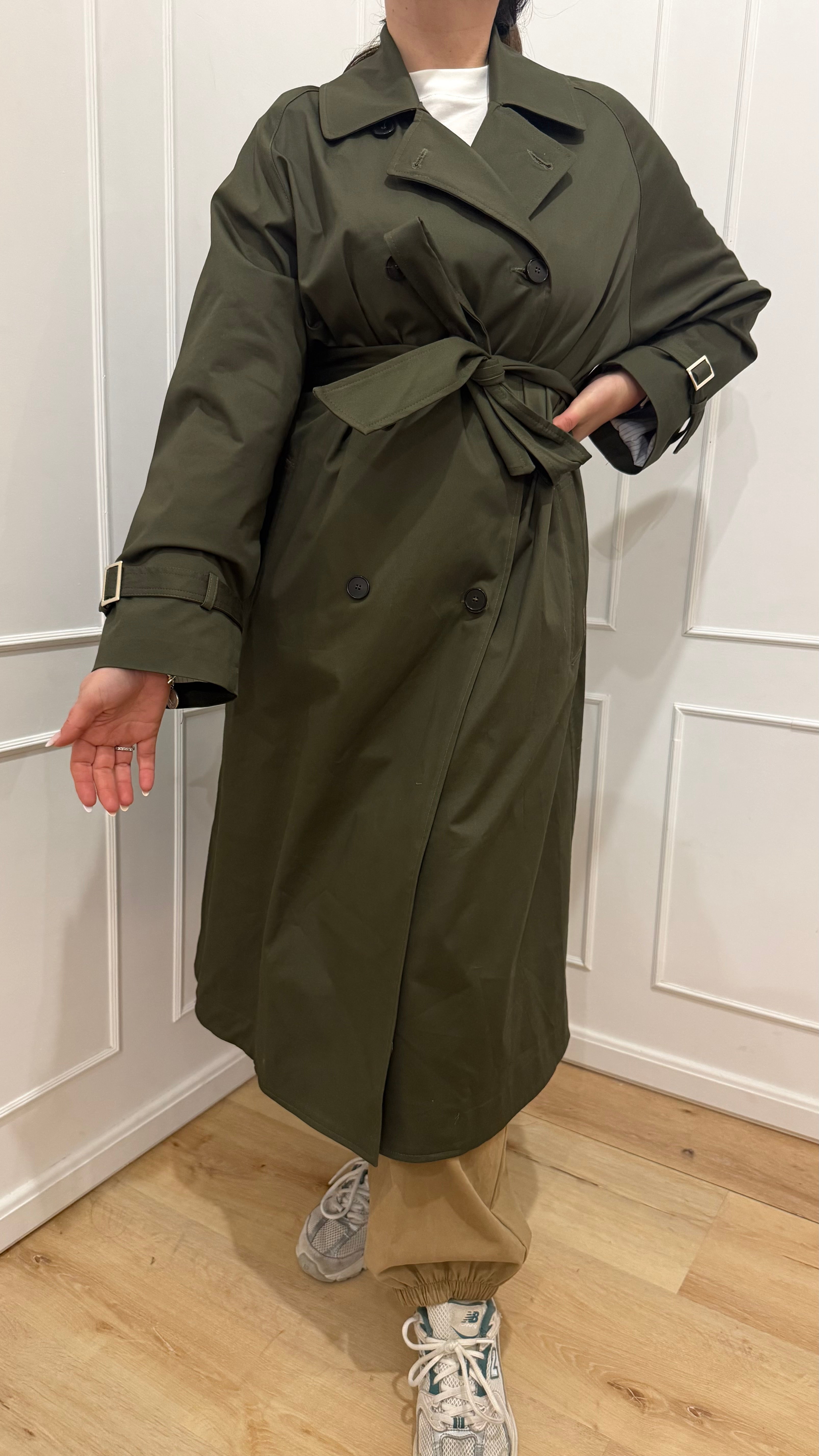 Trench verde Vicolo