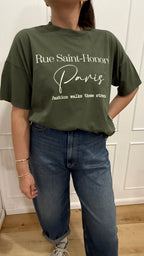 T-shirt Paris verde Vicolo