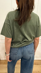 T-shirt Paris verde Vicolo