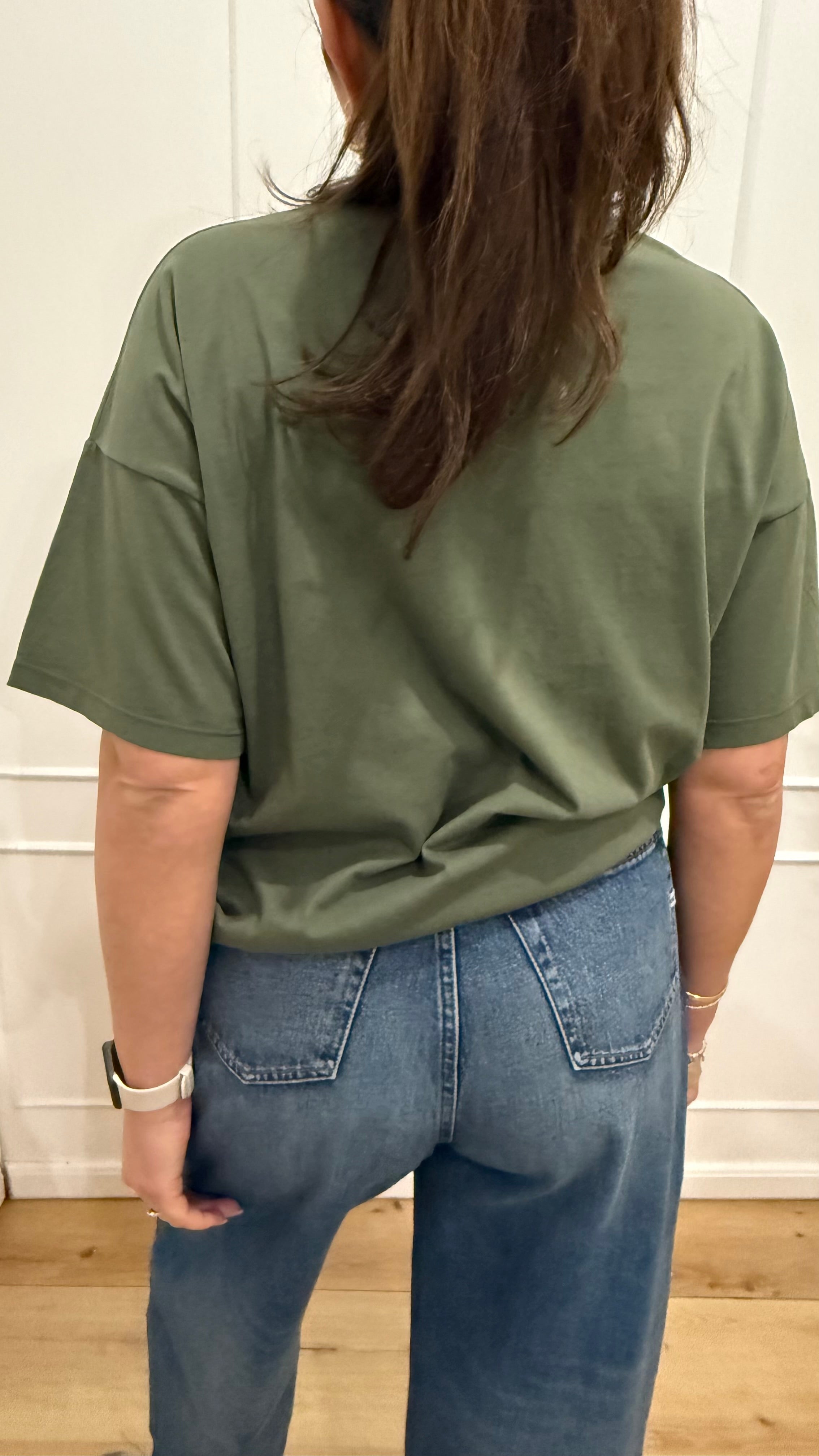 T-shirt Paris verde Vicolo