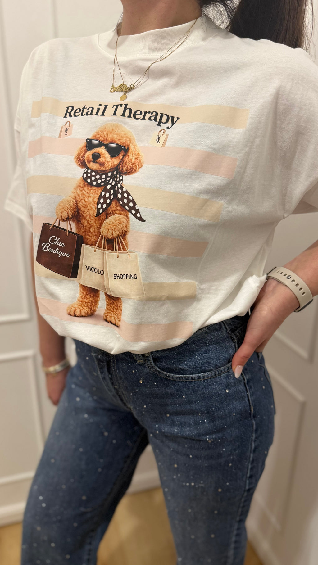 T-shirt Retail therapy Vicolo