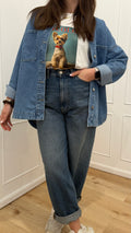 Camicione jeans vicolo