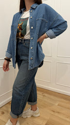 Camicione jeans vicolo