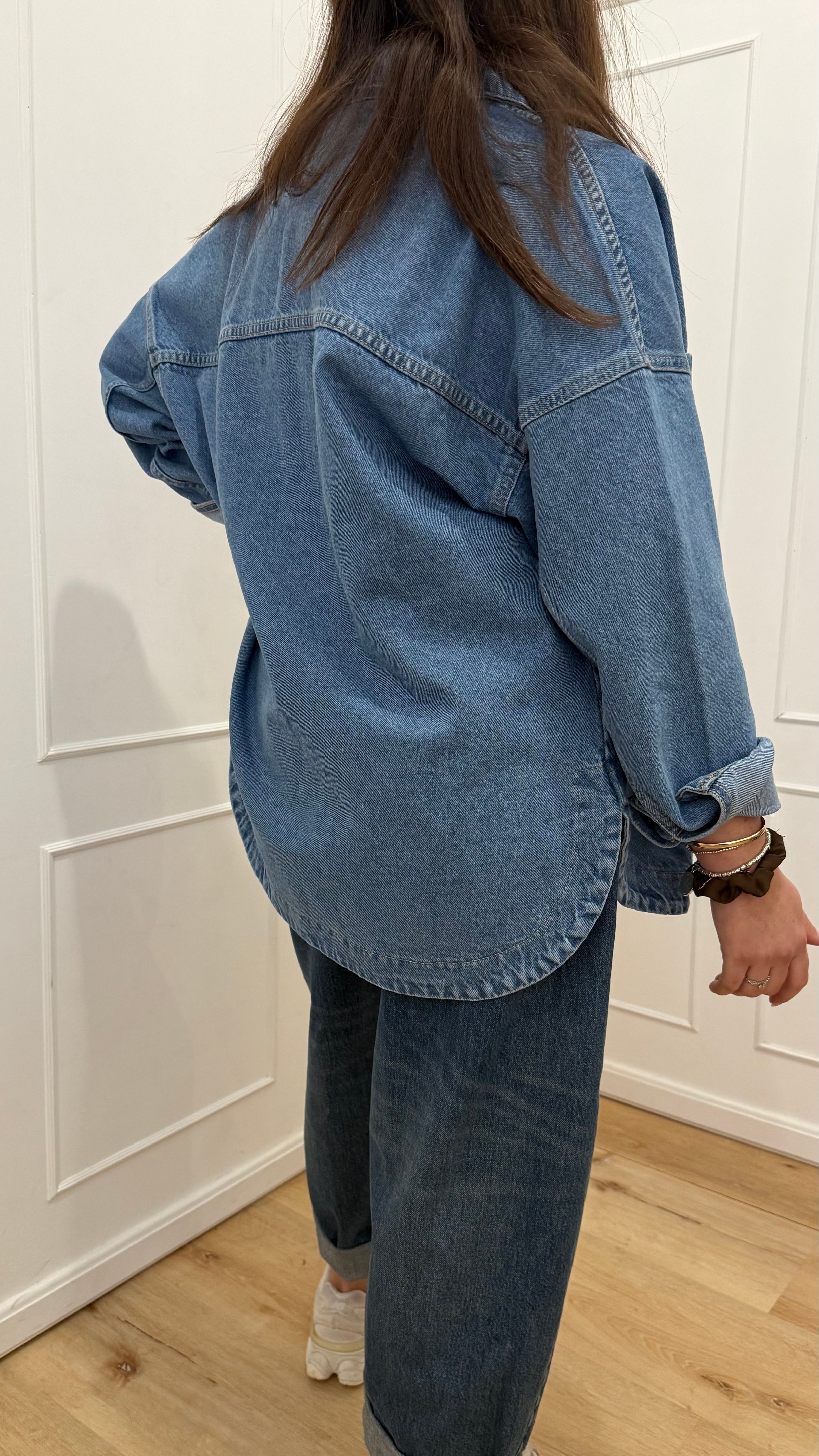 Camicione jeans vicolo