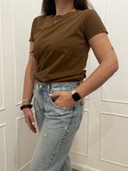 T-shirt basic marrone Vicolo