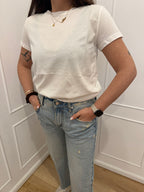 T-shirt basic bianca Vicolo