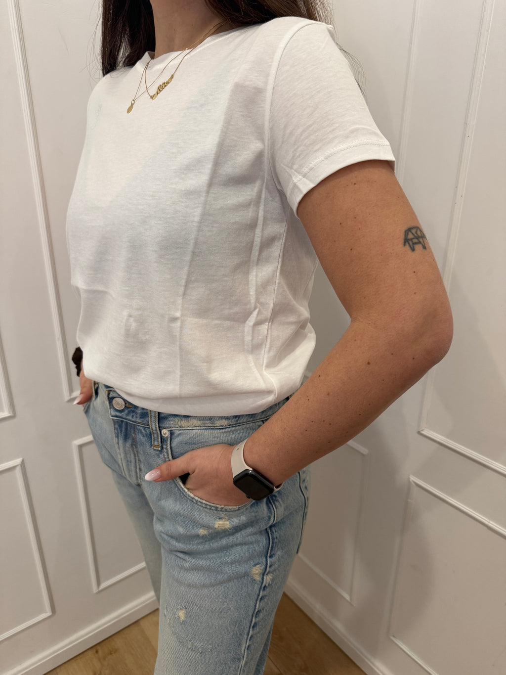 T-shirt basic bianca Vicolo