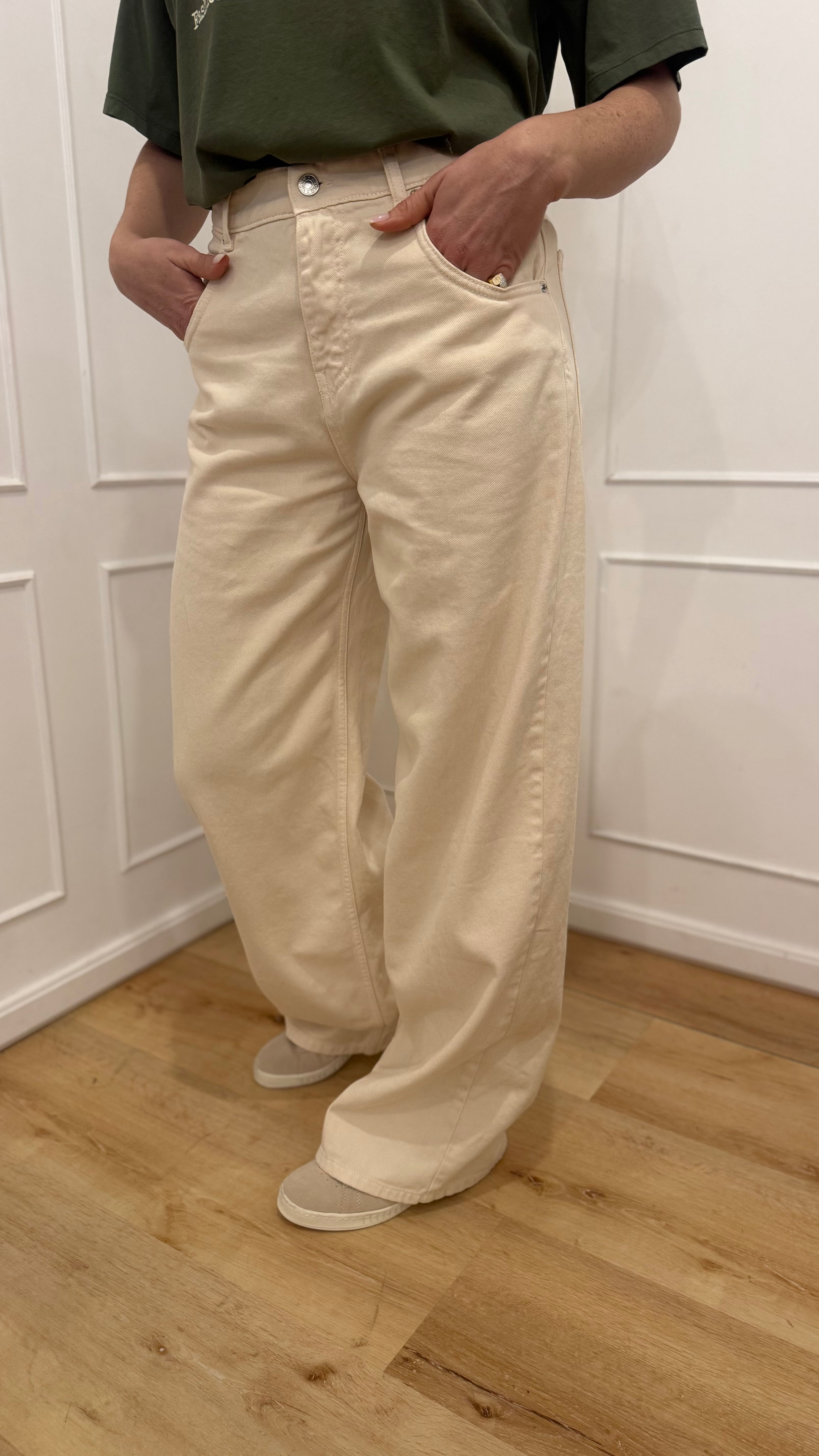 Jeans Mia vaniglia Vicolo