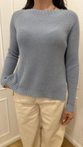 Maglia punto pannocchia celeste Susy Mix