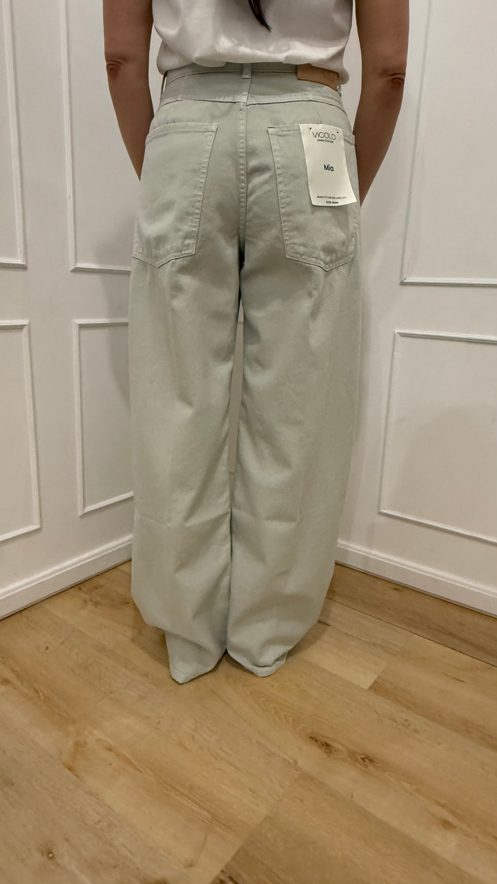 Jeans Mia verde salvia  Vicolo