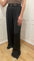 Pantalone raso nero Susy Mix