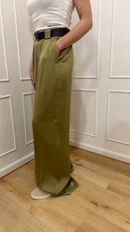 Pantalone raso verde Susy Mix