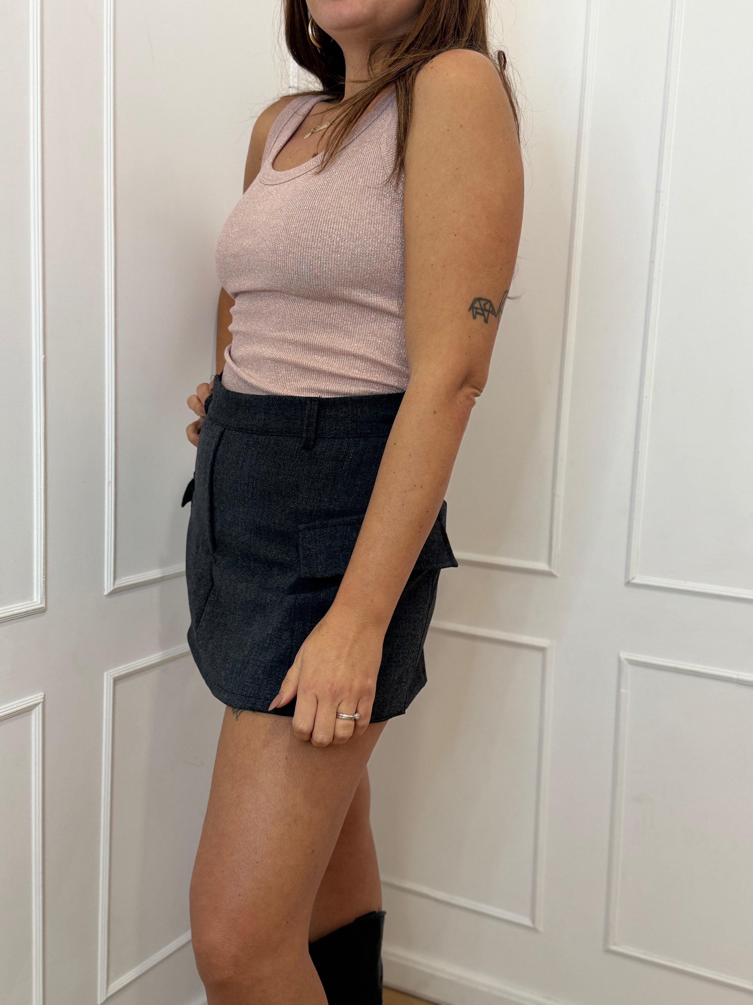 Canotta lurex vicolo