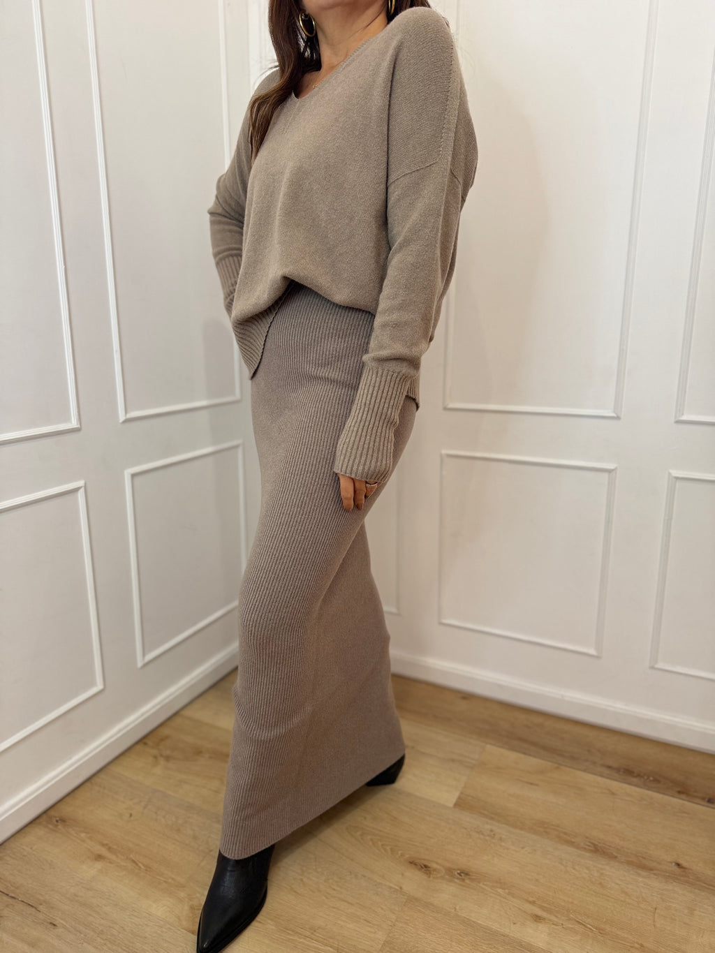 Maglia scollo V over kontatto