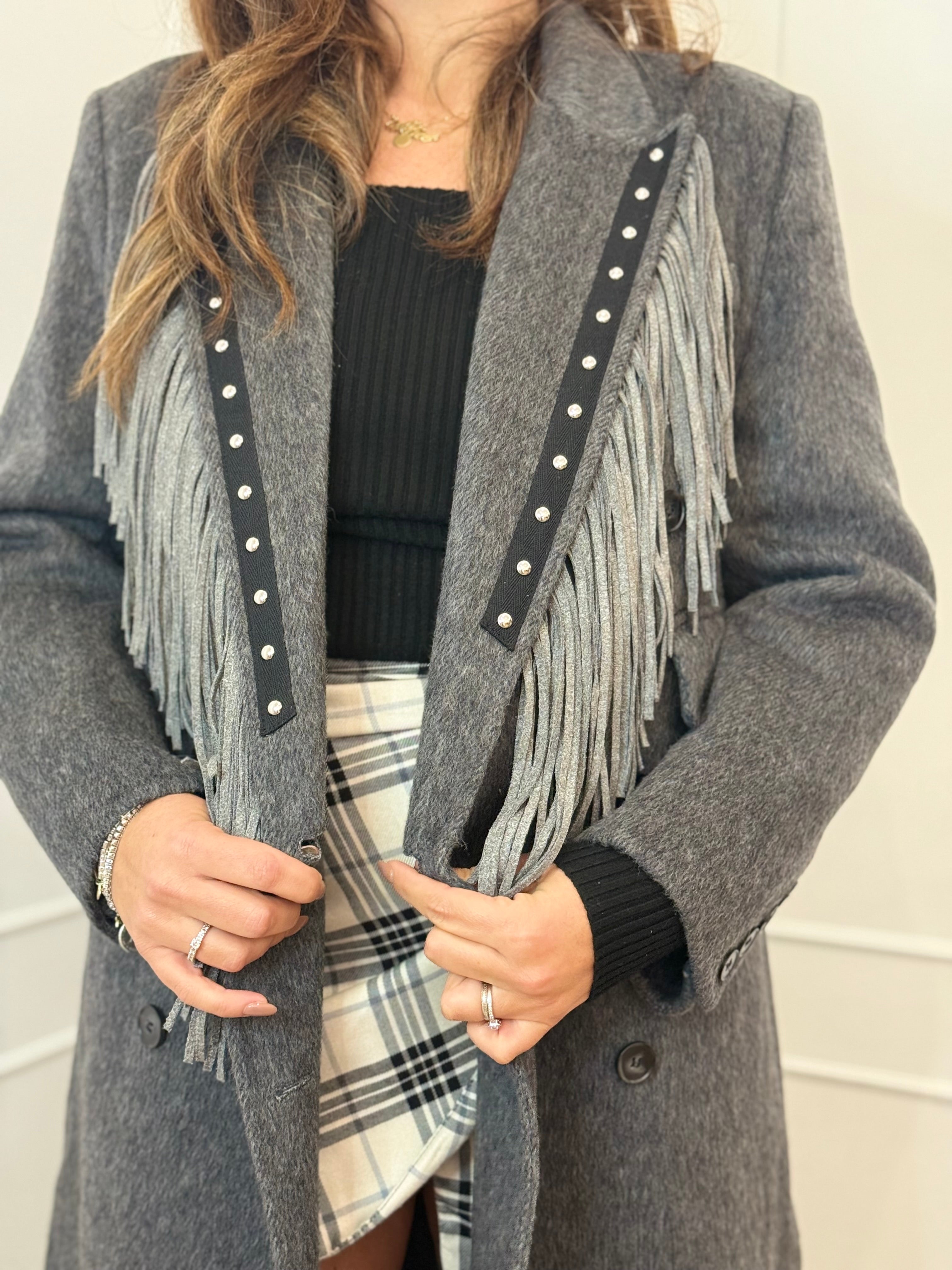 Cappotto frange le voliere