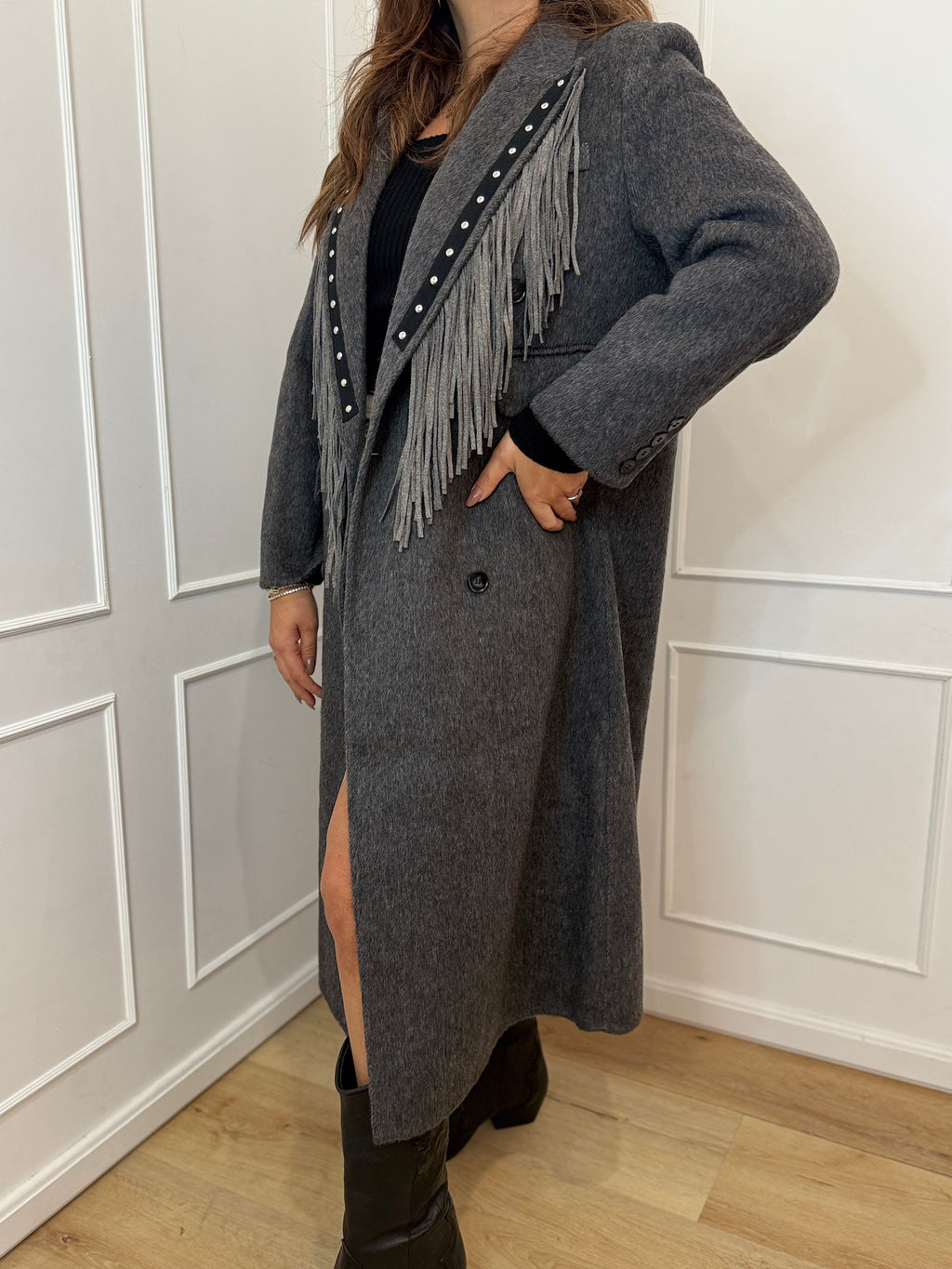 Cappotto frange le voliere