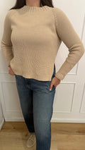 Maglia punto pannocchia beige Susy Mix
