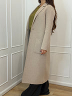 Cappotto Lungo Monopetto con tasche vicolo