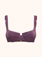 Reggiseno con ferretto bordaux me fui