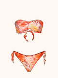 Bikini fascia e slip regolare fantasia me fui