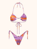 Bikini triangolo e slip regolabile fantasia me fui
