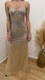 Abito nude a sirena Vivien Luxury