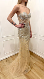 Abito nude a sirena Vivien Luxury
