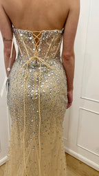 Abito nude a sirena Vivien Luxury