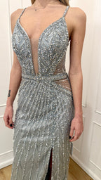 Abito argento Vivien Luxury