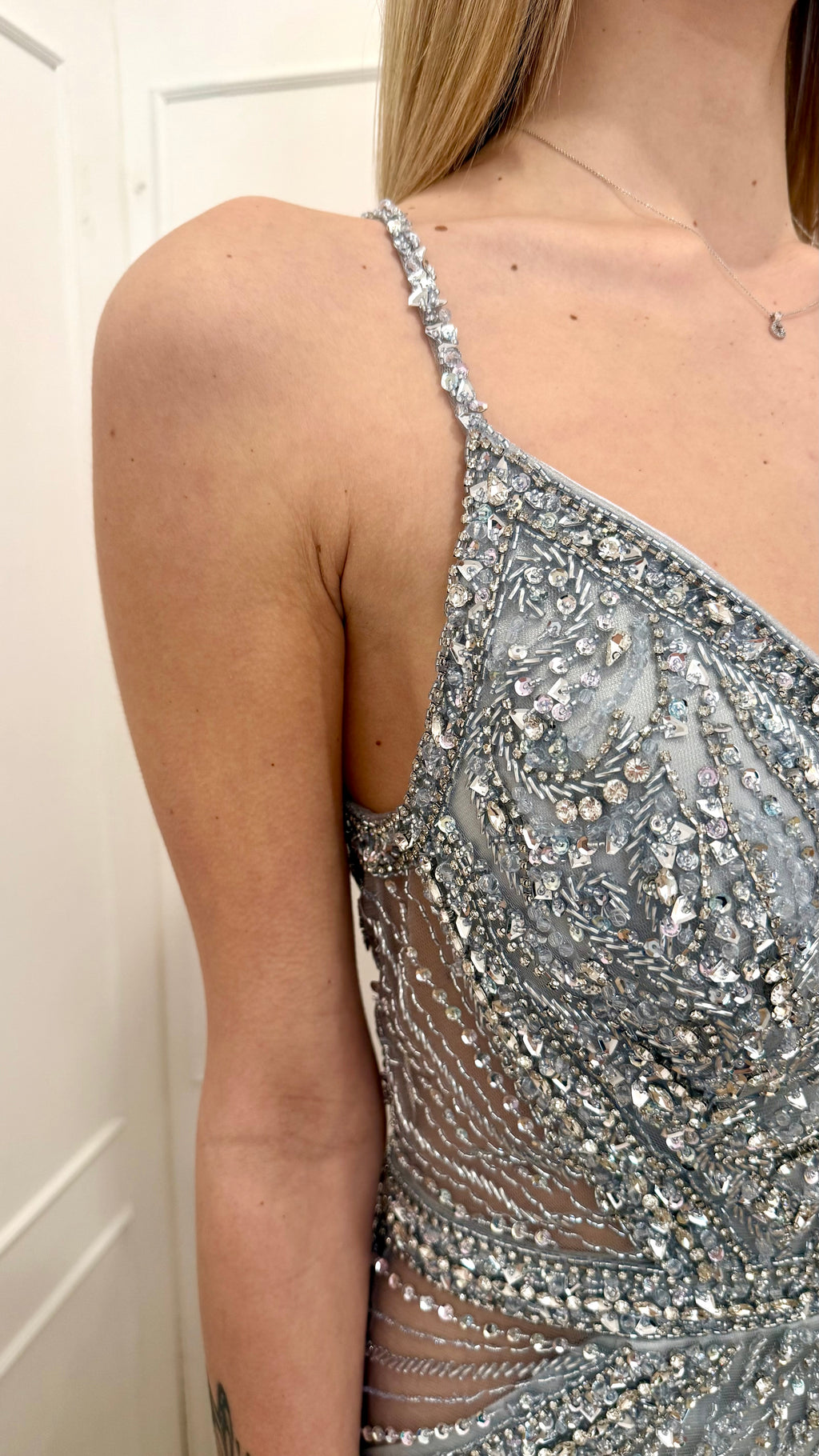 Abito argento Vivien Luxury