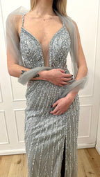 Abito argento Vivien Luxury