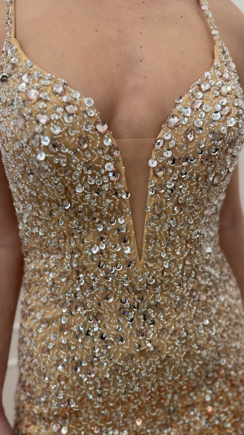 Abito nude Vivien Luxury