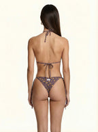 Bikini Donna Me fui Triangolo con Slip regolabile Fantasia