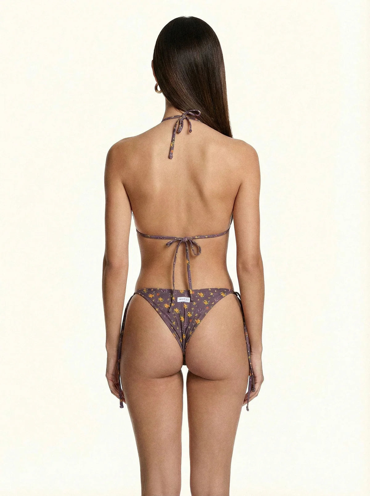 Bikini Donna Me fui Triangolo con Slip regolabile Fantasia