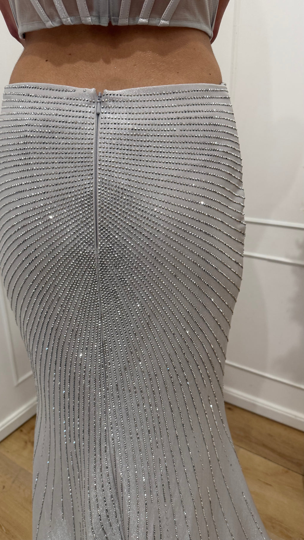 Abito spezzato argento Vivien Luxury