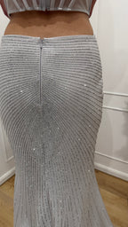 Abito spezzato argento Vivien Luxury