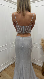 Abito spezzato argento Vivien Luxury