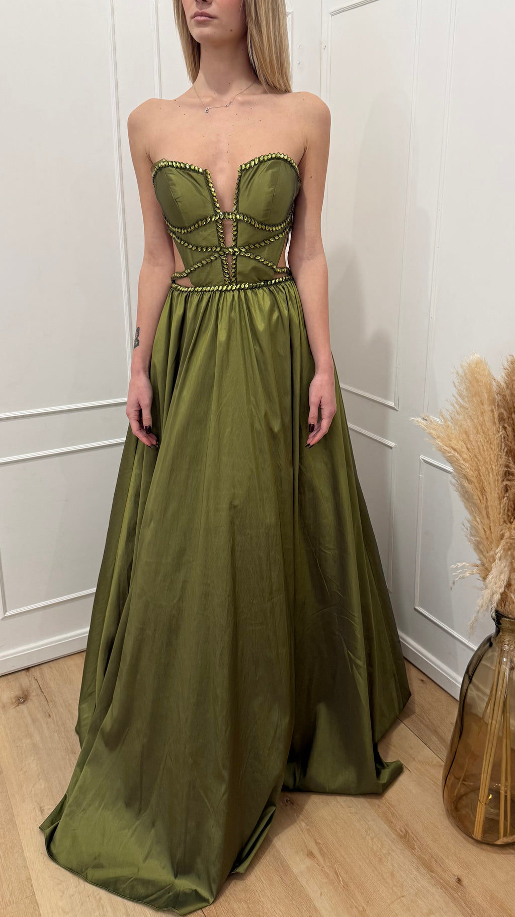 Abito verde Vivien Luxury