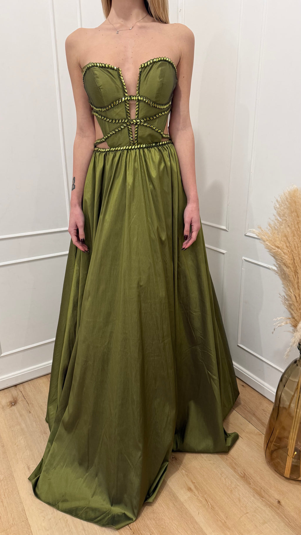 Abito verde Vivien Luxury