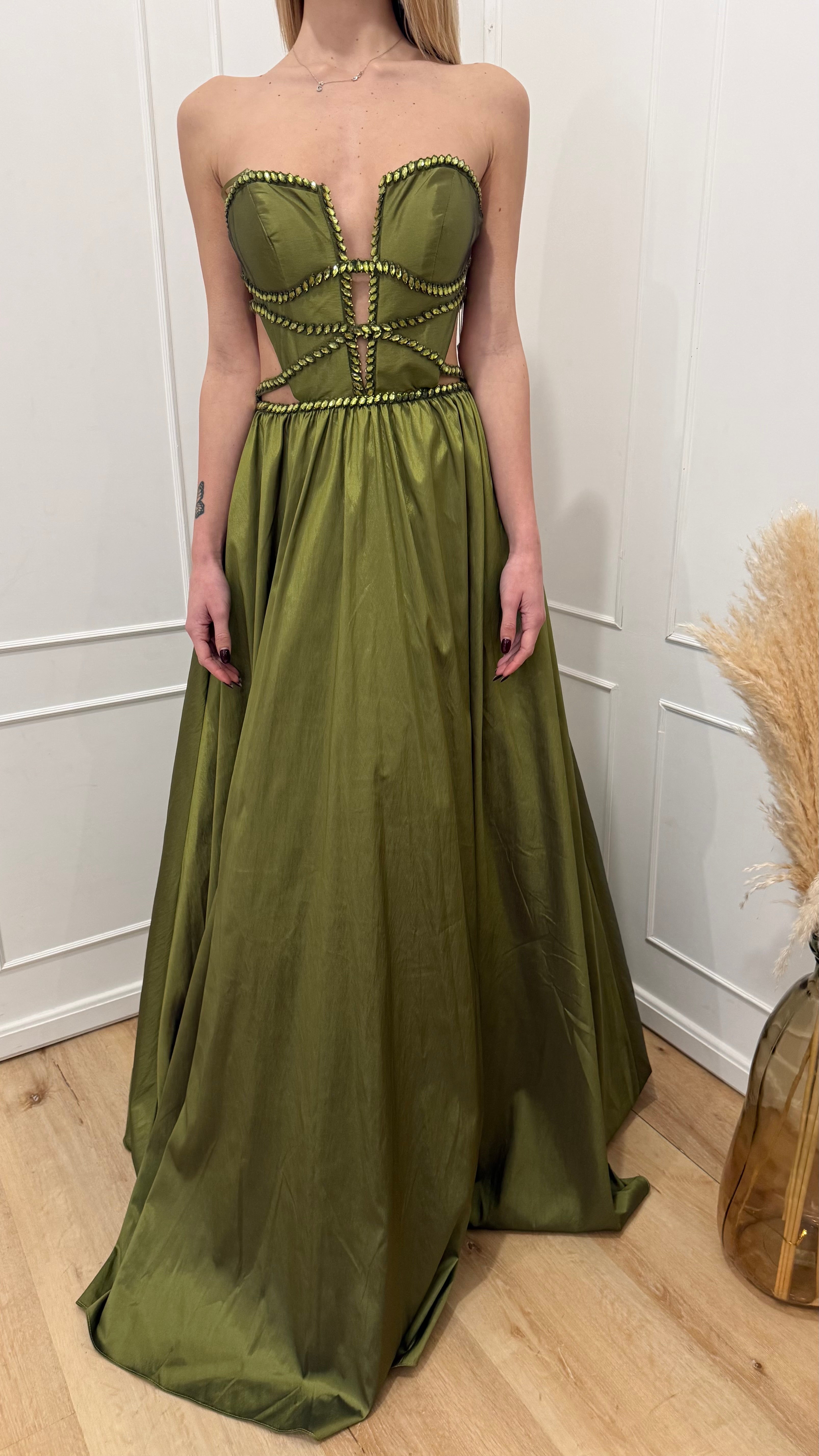 Abito verde Vivien Luxury