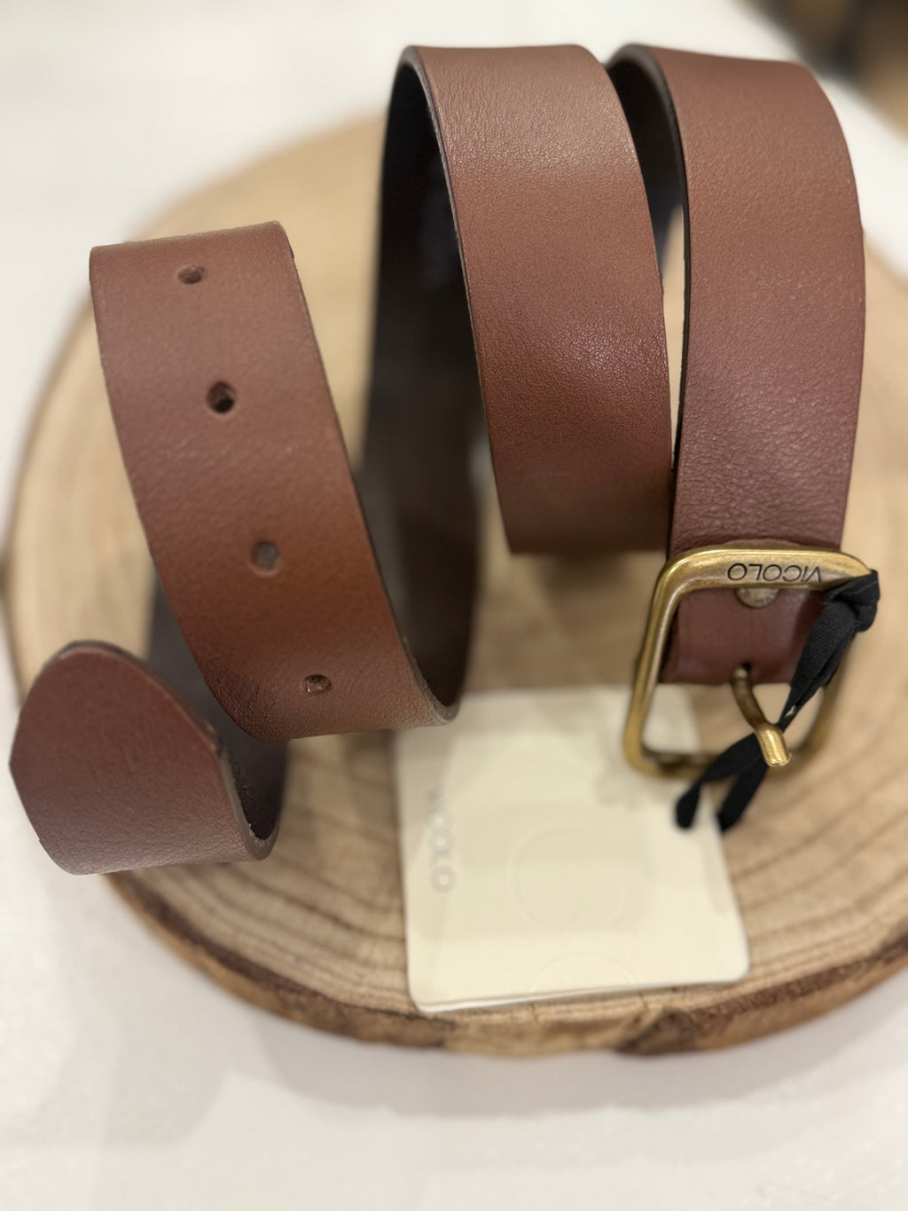 Cintura marrone vicolo