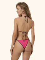 Bikini Donna Me fui Triangolo con Slip regolabile Fucsia