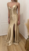 Abito lungo oro Vivien Luxury