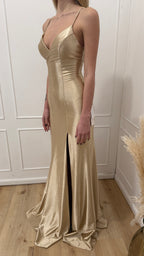 Abito lungo oro Vivien Luxury
