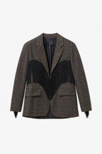 Blazer frange heart