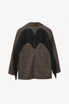 Blazer frange heart