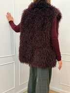 Gilet Mongolia bordeaux kontatto