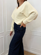 Maglia incrociata Susy mix